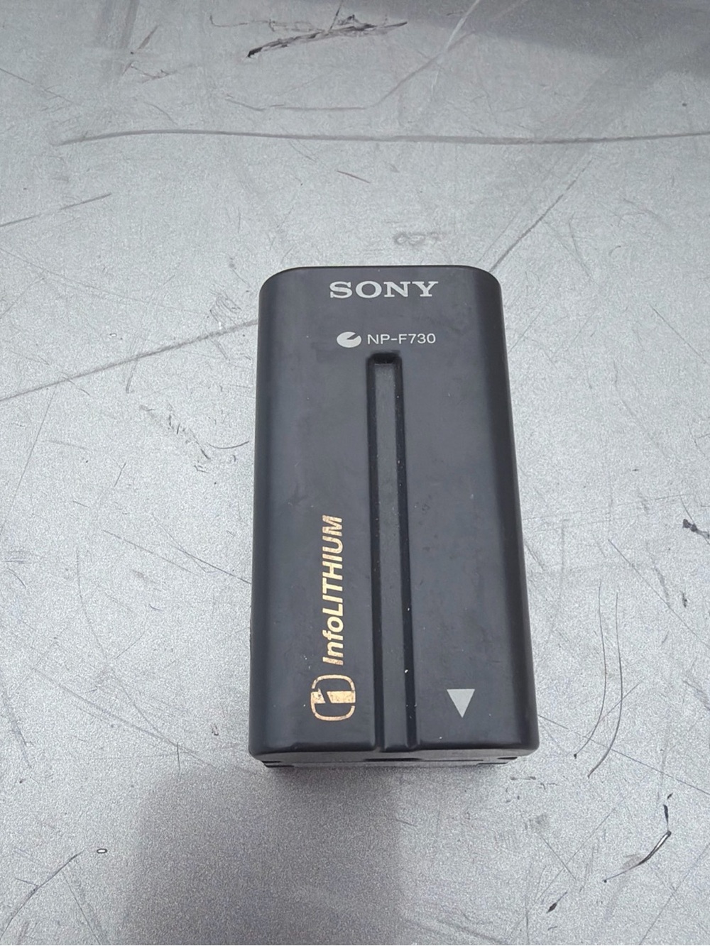 Sony NP-F730 Rechargeable Camera Battery - Black with Gold Accent